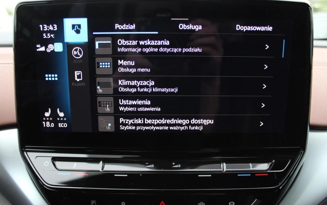 Volkswagen ID.4 cena 149900 przebieg: 18744, rok produkcji 2022 z Krzepice małe 742